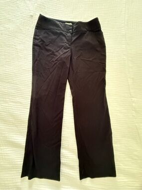 Loft Black Flared Trouser Pants